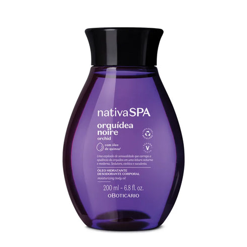O Boticário Nativa SPA Orquídea Noire 200ml Moisturizing Body Deodorant Oil